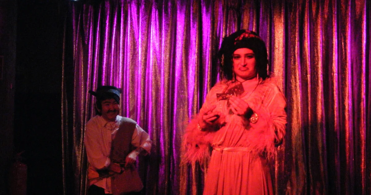 Drag queen on a Berlin stage