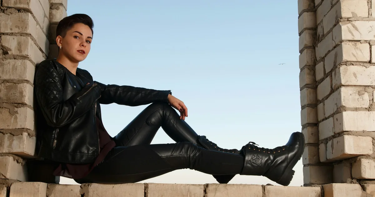 Leather jacket and boots — symbolic image for fetish culture in Schöneberg